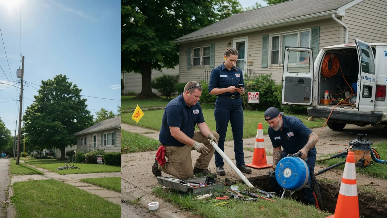 Sewer Line Repair in Pentress, WV near me